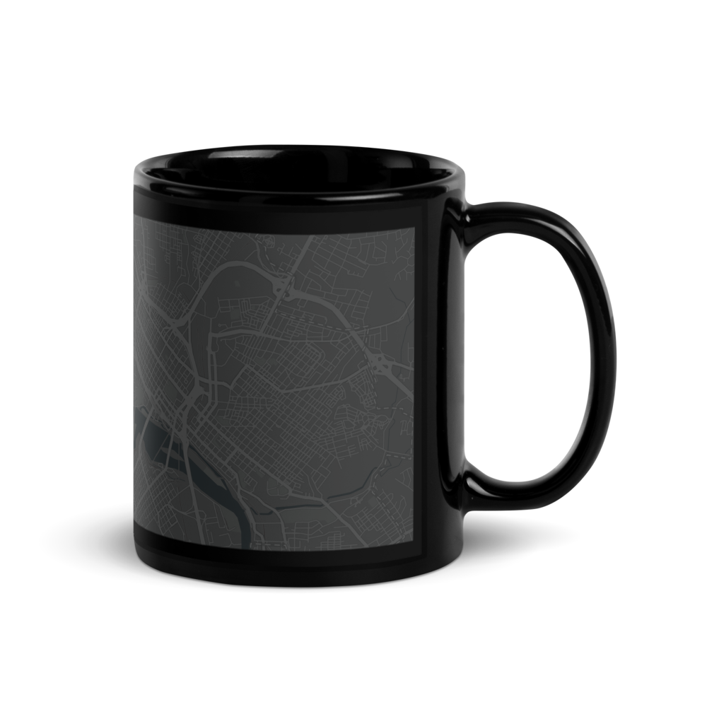 RVA MAP | DARK | Black Mug (11 oz & 15 oz options)