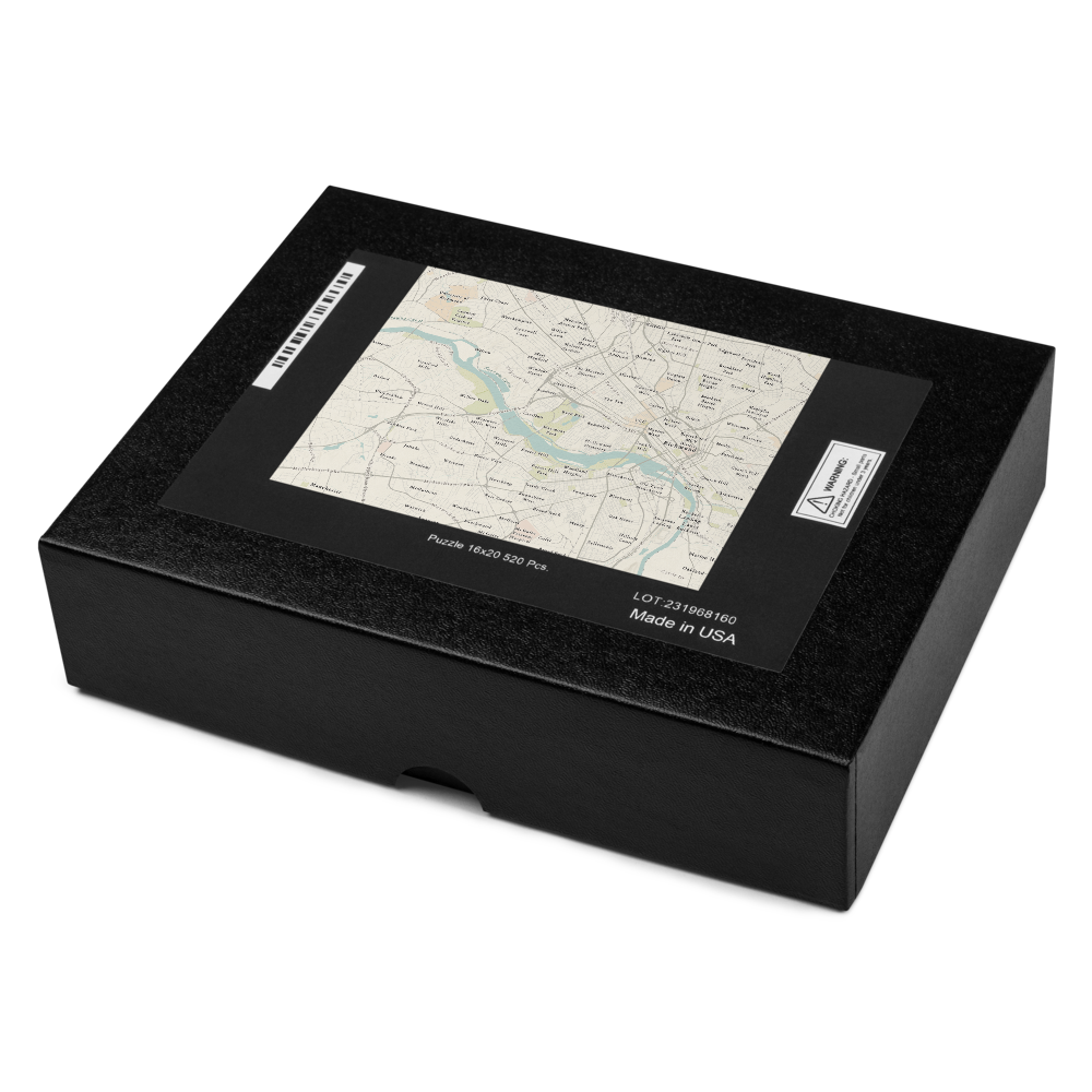 RVA MAP | CLASSIC | Jigsaw puzzle