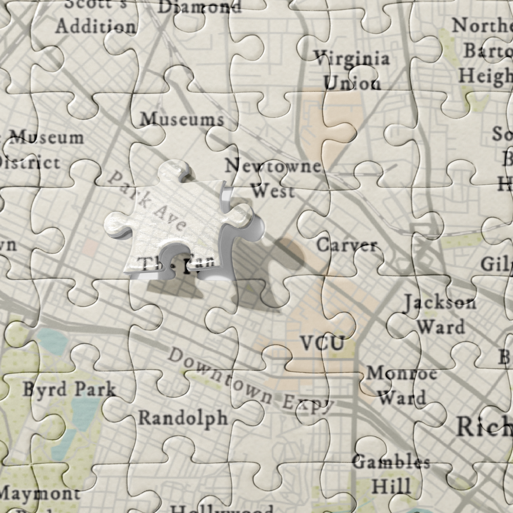 RVA MAP | CLASSIC | Jigsaw puzzle