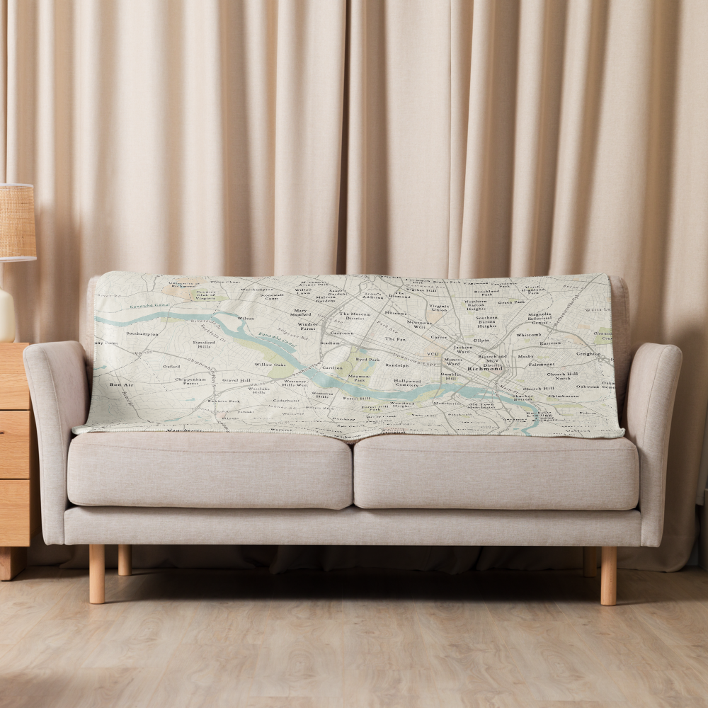 RVA MAP | CLASSIC | Sherpa blanket