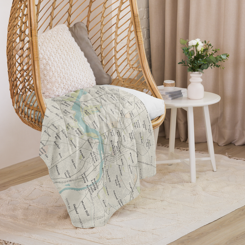 RVA MAP | CLASSIC | Sherpa blanket