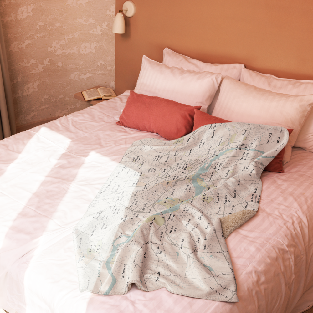 RVA MAP | CLASSIC | Sherpa blanket