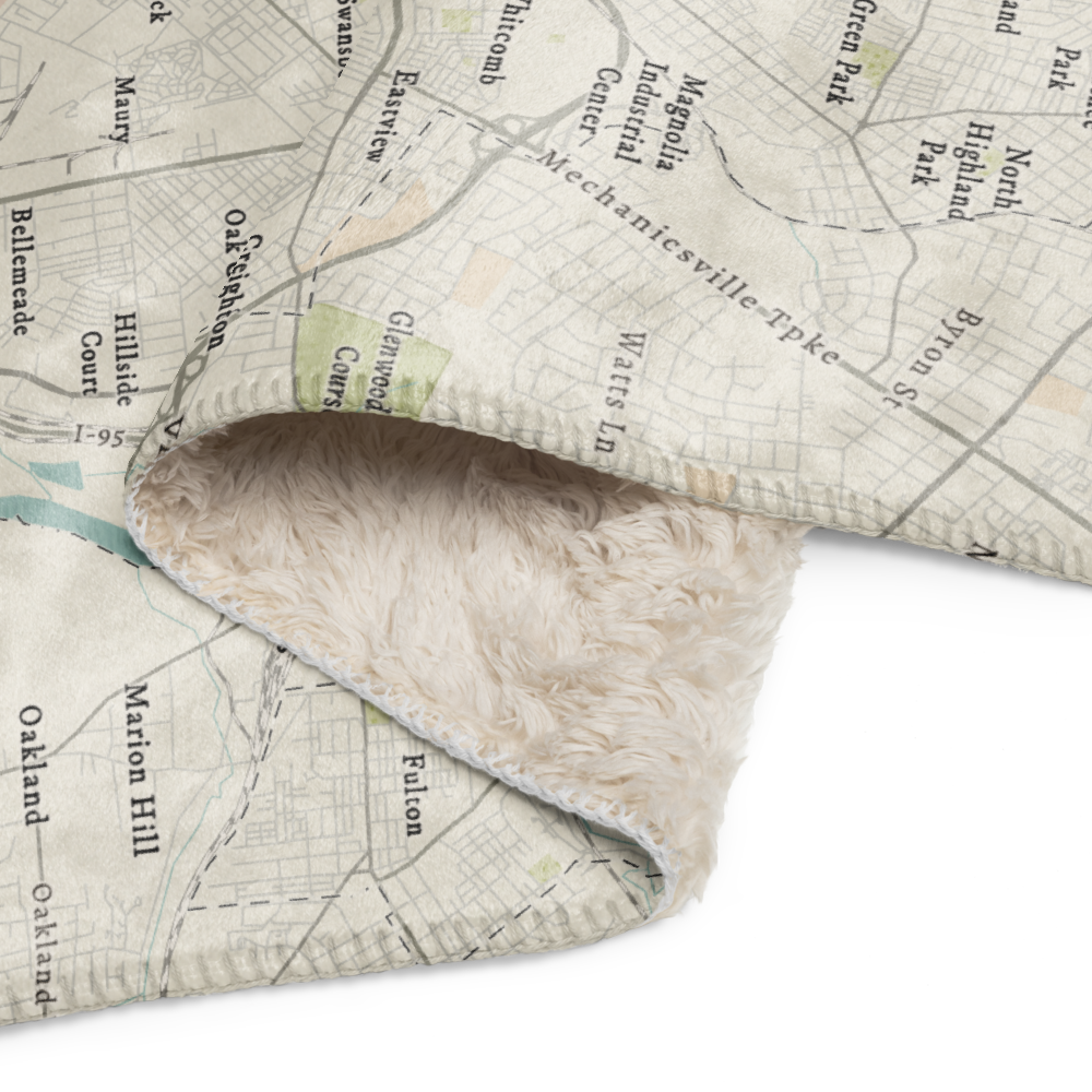 RVA MAP | CLASSIC | Sherpa blanket