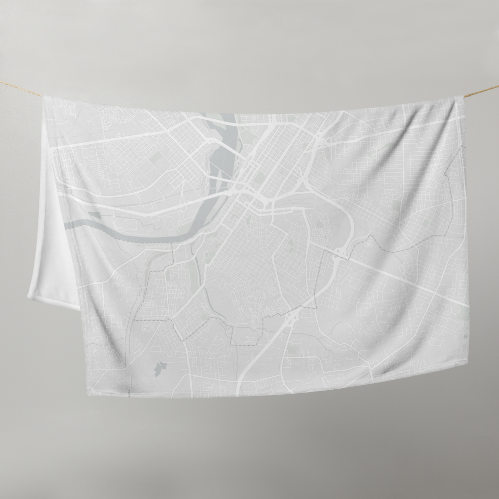 RVA MAP | LIGHT | Throw Blanket