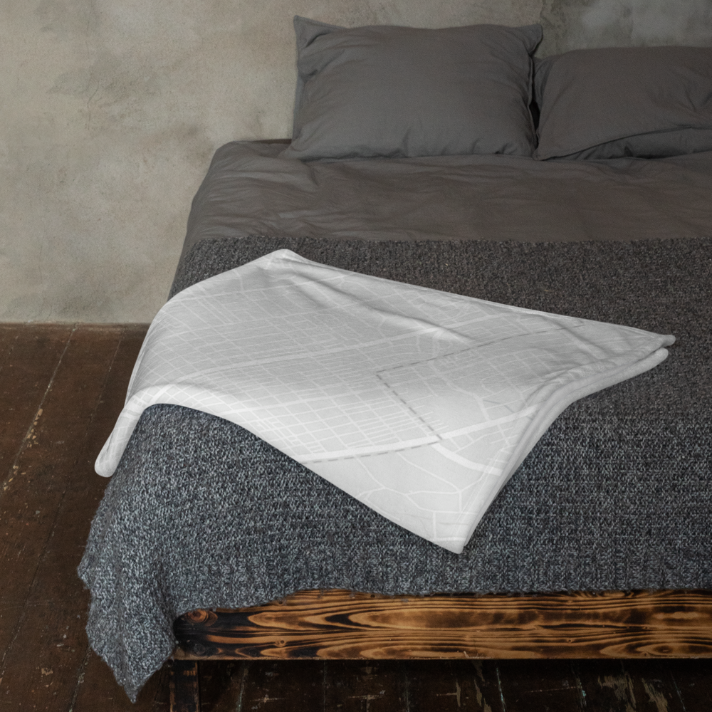RVA MAP | LIGHT | Throw Blanket