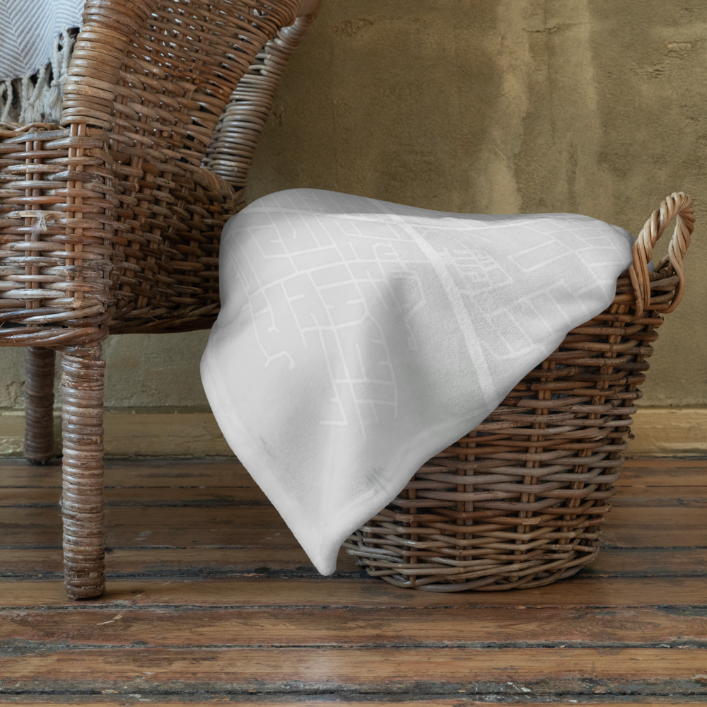 RVA MAP | LIGHT | Throw Blanket